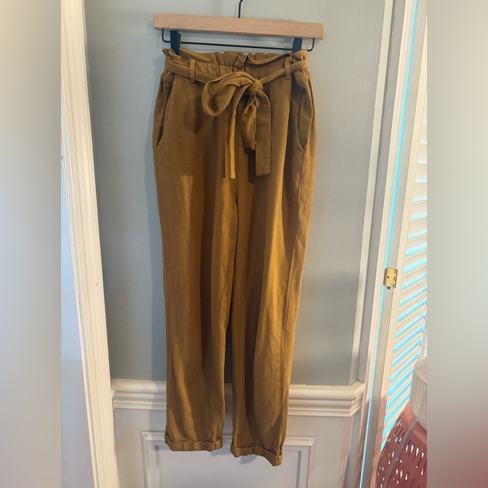 Carly Jean Los Angeles Tan Pants